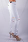 STAGGERS SKINNY WHITE TRASHED RIPPED JEAN